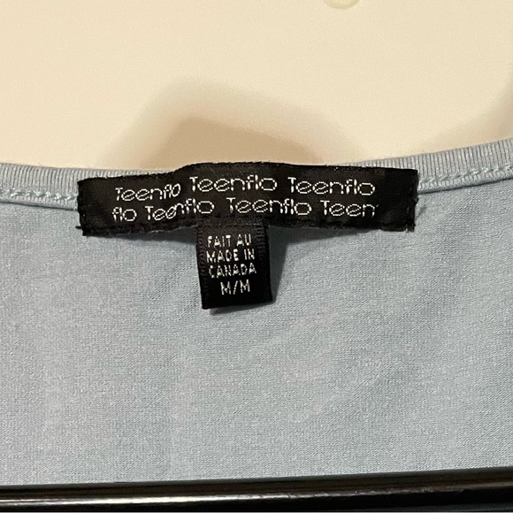 Baby Blue Hot Y2K Style Tank 🦋❤️🔥Made in Canada 🇨🇦 - Picture 4 of 4